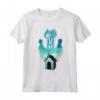 HapTiger: Camicia Ghost Cat - Maglietta Divertente per Fan di Gatti Fantasma - Taglio Classico
