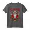 Sleigher - Maglietta Natale Babbo Natale Rock Metal - Ideale per Appassionati di Musica Hard Rock e Regalo per Papà e Adolescenti