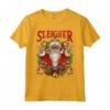 Sleigher - Maglietta Natale Babbo Natale Rock Metal - Ideale per Appassionati di Musica Hard Rock e Regalo per Papà e Adolescenti