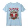 Sleigher - Maglietta Natale Babbo Natale Rock Metal - Ideale per Appassionati di Musica Hard Rock e Regalo per Papà e Adolescenti