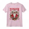 Sleigher - Maglietta Natale Babbo Natale Rock Metal - Ideale per Appassionati di Musica Hard Rock e Regalo per Papà e Adolescenti