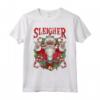 Sleigher - Maglietta Natale Babbo Natale Rock Metal - Ideale per Appassionati di Musica Hard Rock e Regalo per Papà e Adolescenti