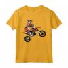 Kids Motocross Motorcycle Racing - T-shirt per bambini appassionati di Motocross - Ideale per Compleanno, Natale, o Pasqua