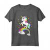 Bambino Unicorno Colorato - Maglia Manica Corta per Bambina e Ragazza - Ideale per Regalo di Compleanno