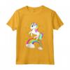 Bambino Unicorno Colorato - Maglia Manica Corta per Bambina e Ragazza - Ideale per Regalo di Compleanno