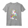 Bambino Unicorno Colorato - Maglia Manica Corta per Bambina e Ragazza - Ideale per Regalo di Compleanno