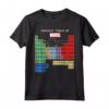 HapTiger Ultimate Periodic Table Of Elements Maglietta - Officially Licensed Avengers Shirt for Superhero Fans