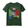 HapTiger Ultimate Periodic Table Of Elements Maglietta - Officially Licensed Avengers Shirt for Superhero Fans