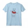 HapTiger Winnie The Pooh Outline Standing Transparent Maglietta - Officially Licensed Apparel for Pooh Fans – Silly Old Bear Design