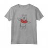 HapTiger Winnie The Pooh Outline Standing Transparent Maglietta - Officially Licensed Apparel for Pooh Fans – Silly Old Bear Design