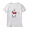 HapTiger Winnie The Pooh Outline Standing Transparent Maglietta - Officially Licensed Apparel for Pooh Fans – Silly Old Bear Design