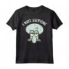 SpongeBob SquarePants Squidward I Hate Everyone Maglietta - Officially Licensed Apparel - Funny Cartoon T-shirt
