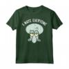SpongeBob SquarePants Squidward I Hate Everyone Maglietta - Officially Licensed Apparel - Funny Cartoon T-shirt