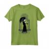 HapTiger Little Storm Cloud Nevermore Academy Gates Maglietta - Official Addams Family T-Shirt for Men and Women - Gothic Raven Design