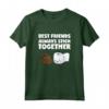 Maglietta Divertente con Cacca e Carta Igienica Best Friends - T-shirt Unisex per Uomini, Donne e Bambini
