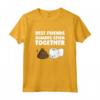 Maglietta Divertente con Cacca e Carta Igienica Best Friends - T-shirt Unisex per Uomini, Donne e Bambini