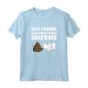 Maglietta Divertente con Cacca e Carta Igienica Best Friends - T-shirt Unisex per Uomini, Donne e Bambini