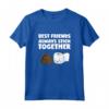 Maglietta Divertente con Cacca e Carta Igienica Best Friends - T-shirt Unisex per Uomini, Donne e Bambini