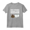 Maglietta Divertente con Cacca e Carta Igienica Best Friends - T-shirt Unisex per Uomini, Donne e Bambini