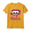 Bambino Panda con Palloncino 7 Anni Ragazza Festa di Compleanno Maglietta - Ideale Regalo di Compleanno per Bambine di 7 Anni