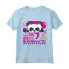 Bambino Panda con Palloncino 7 Anni Ragazza Festa di Compleanno Maglietta - Ideale Regalo di Compleanno per Bambine di 7 Anni
