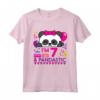 Bambino Panda con Palloncino 7 Anni Ragazza Festa di Compleanno Maglietta - Ideale Regalo di Compleanno per Bambine di 7 Anni