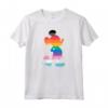 HapTiger Mickey Mouse Pride Inclusive Pose Rainbow Icon Fill Maglietta - Official LGBTQ+ Pride Merchandise for Boys, Girls, Men, Women & Family