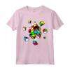 Esplodere Rubix Rubiks HapTiger Maglietta - T-shirt Cubo Rubik 3x3 per Eventi e Costumi - Solve the Puzzle in Style