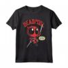 HapTiger Deadpool Cartoon Look What I Have Maglietta - Officially Licensed Apparel for Deadpool Fans