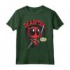 HapTiger Deadpool Cartoon Look What I Have Maglietta - Officially Licensed Apparel for Deadpool Fans