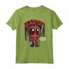 HapTiger Deadpool Cartoon Look What I Have Maglietta - Officially Licensed Apparel for Deadpool Fans