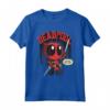 HapTiger Deadpool Cartoon Look What I Have Maglietta - Officially Licensed Apparel for Deadpool Fans