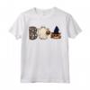 Halloween Boo T-Shirt Donna Divertente Fantasma Zucca Ragno Maglietta - Ideale per Costume Halloween Bambini e Donne