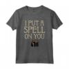 Official HapTiger Hocus Pocus I Put A Spell On You Halloween Maglietta - Unique Movie Tee Shirt for Adults and Kids