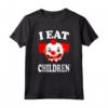 I Eat Kids Funny Evil HapTiger Maglietta - Leggera e Taglio Classico - Ideale come Regalo Unico