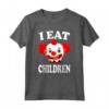 I Eat Kids Funny Evil HapTiger Maglietta - Leggera e Taglio Classico - Ideale come Regalo Unico