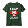 I Eat Kids Funny Evil HapTiger Maglietta - Leggera e Taglio Classico - Ideale come Regalo Unico