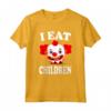 I Eat Kids Funny Evil HapTiger Maglietta - Leggera e Taglio Classico - Ideale come Regalo Unico
