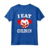 I Eat Kids Funny Evil HapTiger Maglietta - Leggera e Taglio Classico - Ideale come Regalo Unico