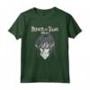 HapTiger Titan Eren & Logo Sanguinante Maglietta - Merchandise Attack on Titan con Licenza Ufficiale