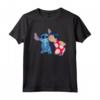HapTiger Lilo and Stitch Funny Kisses Maglietta - Official Disney Graphic Tee - Ohana Means Family