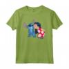 HapTiger Lilo and Stitch Funny Kisses Maglietta - Official Disney Graphic Tee - Ohana Means Family