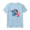 HapTiger Lilo and Stitch Funny Kisses Maglietta - Official Disney Graphic Tee - Ohana Means Family