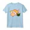 Kawaii Sushi Neko Cat Gatto - Anime and Manga Fans Maglietta - Leggera e Taglio Classico