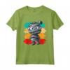 Retrò Mummia per Bambini - Maglietta Halloween Leggera e Divertente per Bambini - Ideale per la Festa di Halloween