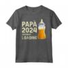Il Futuro Papà - Papà 2024 Loading... Maglietta per Uomini in Attesa di Diventare Padri - Ideale come Regalo