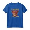HapTiger Maury Crawling Through The Flames Vintage Poster T-shirt - Official Big Mouth Apparel for Men and Women - Netflix Comedy Series Merch
