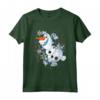 HapTiger Frozen Olaf Dancing In The Snowflakes Maglietta - Officially Licensed Apparel for Disney Fans