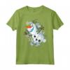 HapTiger Frozen Olaf Dancing In The Snowflakes Maglietta - Officially Licensed Apparel for Disney Fans
