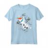 HapTiger Frozen Olaf Dancing In The Snowflakes Maglietta - Officially Licensed Apparel for Disney Fans
